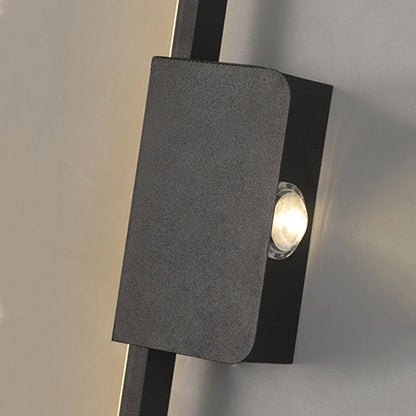 مصباح حائط LED بتصميم عصري بسيط مصنوع من شريط السيليكون والألومنيوم لغرفة المعيشة 