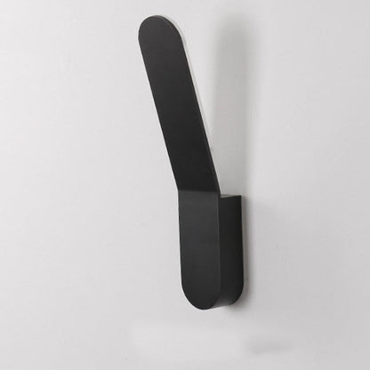 Modern Minimalist Rounded Aluminum Strip LED Wall Sconce Lamp For Living Room