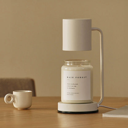 Modern Simplicity Iron Cylinder 1-Light Melting Wax Table Lamp For Bedroom