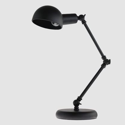 Contemporary Nordic Iron Semicircular 1-Light Rocker Arm Table Lamp For Bedroom