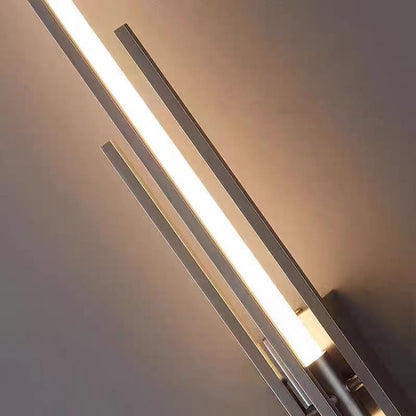 مصباح حائط LED طويل من الأكريليك بتصميم عصري بسيط لغرفة المعيشة 
