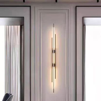 مصباح حائط LED طويل من الأكريليك بتصميم عصري بسيط لغرفة المعيشة 