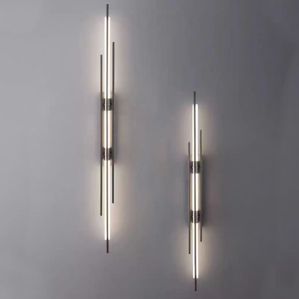 مصباح حائط LED طويل من الأكريليك بتصميم عصري بسيط لغرفة المعيشة 