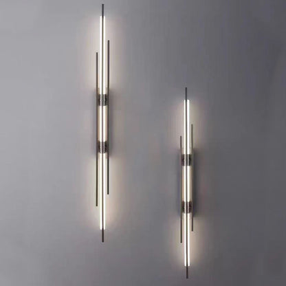 مصباح حائط LED طويل من الأكريليك بتصميم عصري بسيط لغرفة المعيشة 
