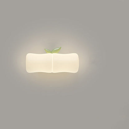 Contemporary Creative Animal Koala Bamboo PE Shade LED Wall Sconce Lamp For Living Room