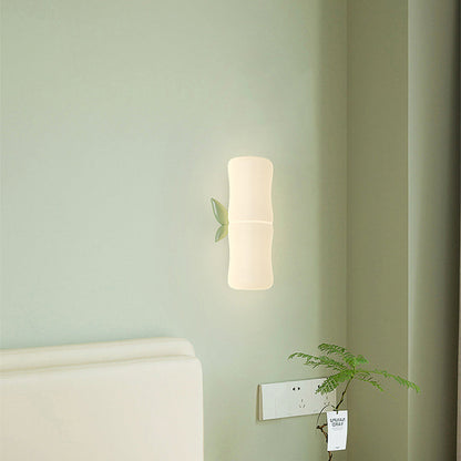 Contemporary Creative Animal Koala Bamboo PE Shade LED Wall Sconce Lamp For Living Room