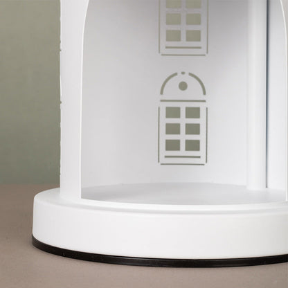 Modern Simplicity Iron Arch Castle 1-Light Melting Wax Table Lamp For Bedroom