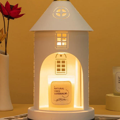 Modern Simplicity Iron Arch Castle 1-Light Melting Wax Table Lamp For Bedroom