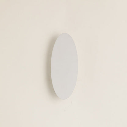Modern Minimalist Aluminum Elliptical Waterproof LED Wall Sconce Lamp For Outdoor Patio