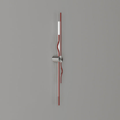 Modern Minimalist Corrugated Acrylic Iron LED Wall Sconce Lamp For Living Room