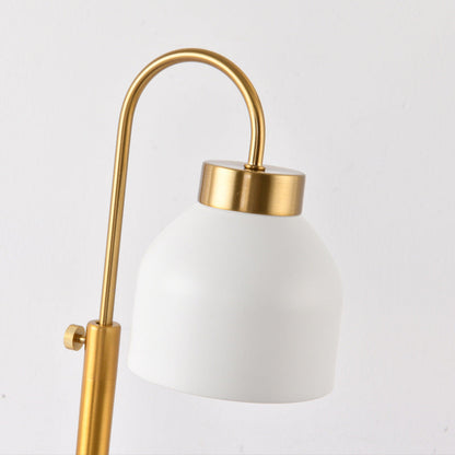 Contemporary Nordic Iron Round Liftable 1-Light Melting Wax Table Lamp For Bedroom