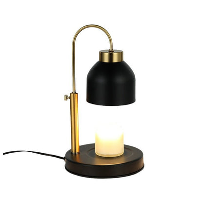 Contemporary Nordic Iron Round Liftable 1-Light Melting Wax Table Lamp For Bedroom