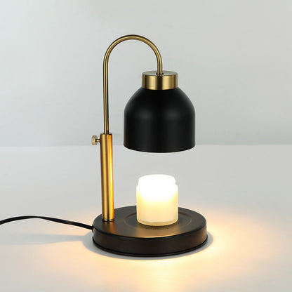 Contemporary Nordic Iron Round Liftable 1-Light Melting Wax Table Lamp For Bedroom