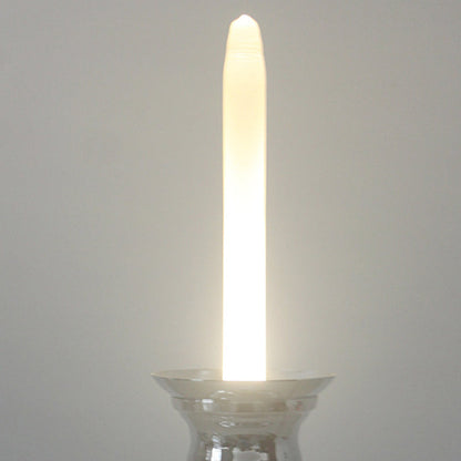 Contemporary Creative Iron Acrylic Candlestick 1-Light Table Lamp For Bedroom