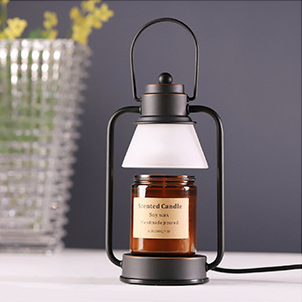Contemporary Simplicity Hardware Glass Conical Shade 1-Light Melting Wax Table Lamp For Bedroom