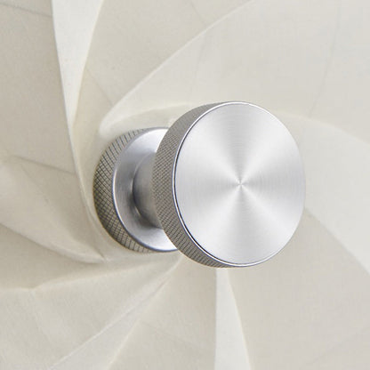 Contemporary Creative Rotating & Scaling Flower Fabric Shade Hardware 1-Light Wall Sconce Lamp For Dining Room