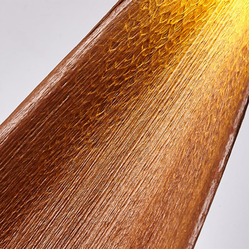 Contemporary Creative Cocoa Leaf 1/2/3-Light Pendant Light Island Light For Dining Room