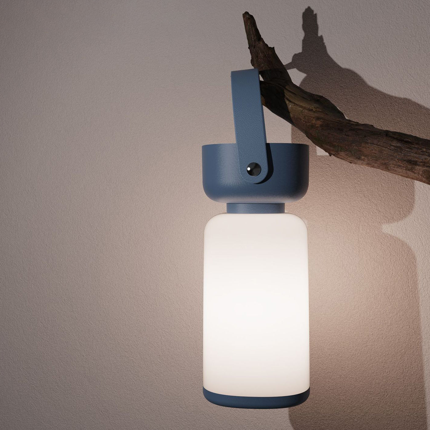 Modern Simplicity Waterproof Cylinder ABS Portable LED Outdoor Camping Light For Garden