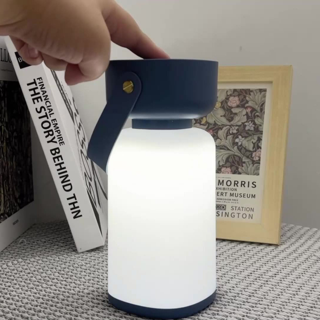 Modern Simplicity Waterproof Cylinder ABS Portable LED Outdoor Camping Light For Garden