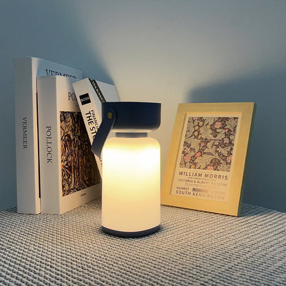 Modern Simplicity Waterproof Cylinder ABS Portable LED Outdoor Camping Light For Garden