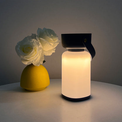 Modern Simplicity Waterproof Cylinder ABS Portable LED Outdoor Camping Light For Garden