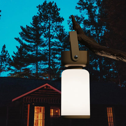 Modern Simplicity Waterproof Cylinder ABS Portable LED Outdoor Camping Light For Garden