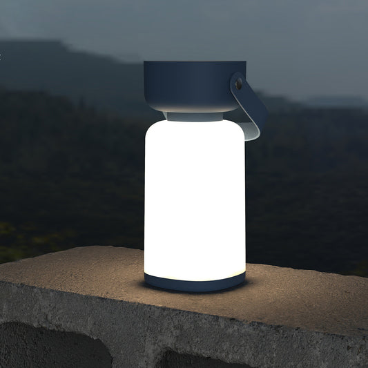 Modern Simplicity Waterproof Cylinder ABS Portable LED Outdoor Camping Light For Garden