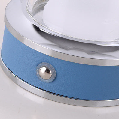 Modern Simplicity Waterproof Aluminum Cylinder Leather Portable LED Outdoor Camping Light For Garden