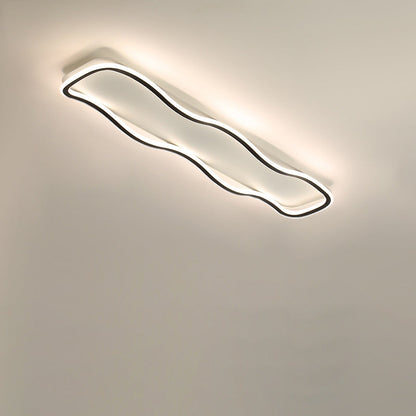 مصباح سقف LED بتصميم عصري بسيط مصنوع من الألومنيوم والبولي فينيل كلوريد المموج لغرفة المعيشة 