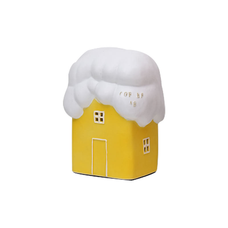 Contemporary Creative Ceramic Cute Snow House USB LED Table Lamp Night Light For Bedroom