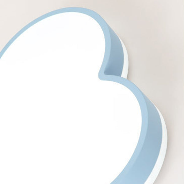 Contemporary Creative Iron Acrylic Cloud Shade LED Flush Mount Ceiling Light For Bedroom