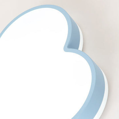 Contemporary Creative Iron Acrylic Cloud Shade LED Flush Mount Ceiling Light For Bedroom