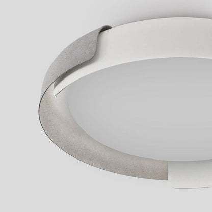 Modern Minimalist Geometric Circle Iron Acrylic LED Flush Mount Ceiling Light For Living Room