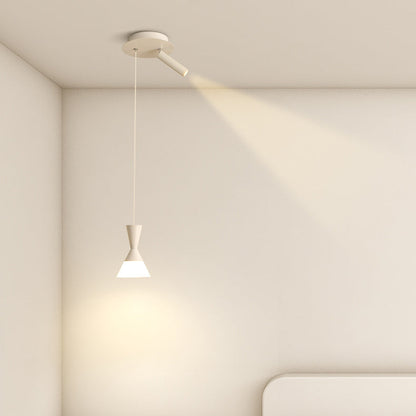 مصباح LED معلق من الحديد والألومنيوم بتصميم عصري من منتصف القرن لغرفة المعيشة 