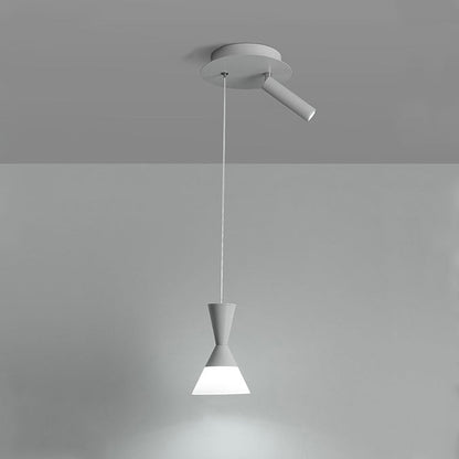 مصباح LED معلق من الحديد والألومنيوم بتصميم عصري من منتصف القرن لغرفة المعيشة 