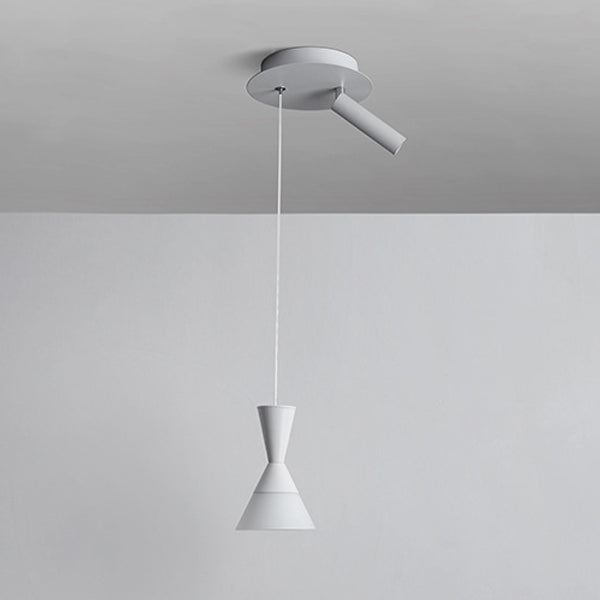 مصباح LED معلق من الحديد والألومنيوم بتصميم عصري من منتصف القرن لغرفة المعيشة 