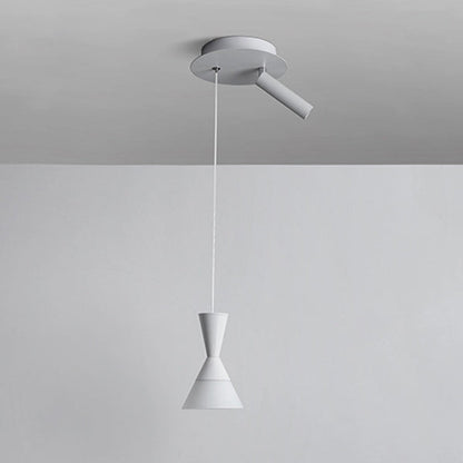 مصباح LED معلق من الحديد والألومنيوم بتصميم عصري من منتصف القرن لغرفة المعيشة 