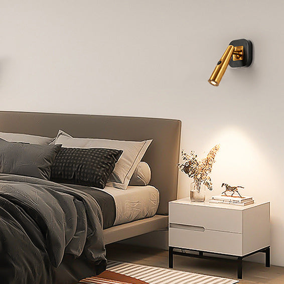 Traditional Colonial Brushed Aluminum Adjustable LED Wall Sconce Lamp Reading Lamp For Bedroom
