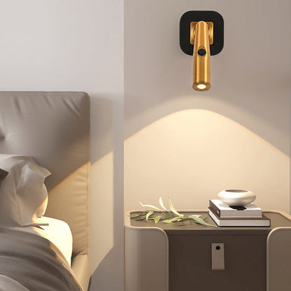 Traditional Colonial Brushed Aluminum Adjustable LED Wall Sconce Lamp Reading Lamp For Bedroom