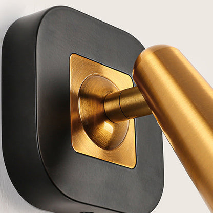 Traditional Colonial Brushed Aluminum Adjustable LED Wall Sconce Lamp Reading Lamp For Bedroom