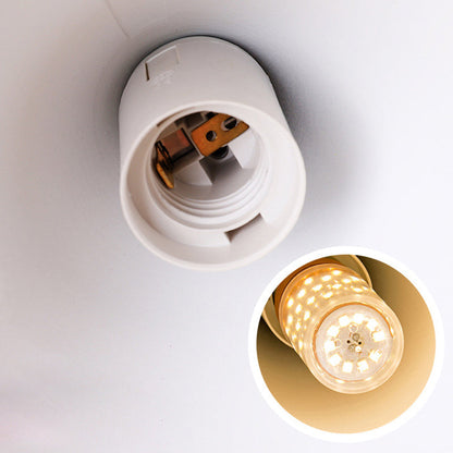 Contemporary Scandinavian Macaron Iron Geometric Cone 1-Light Pendant Light For Living Room