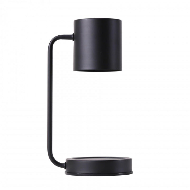 Modern Minimalist Iron Cylinder 1-Light Melting Wax Table Lamp For Bedroom