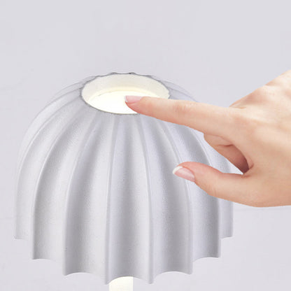 Contemporary Scandinavian Umbrella Shape PC Hardware USB LED Table Lamp Night Light For Bedroom
