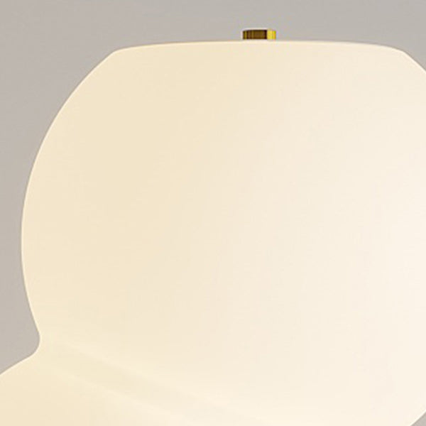 Contemporary Simplicity PE Ball Skewer Marble Base LED Standing Floor Lamp For Bedroom