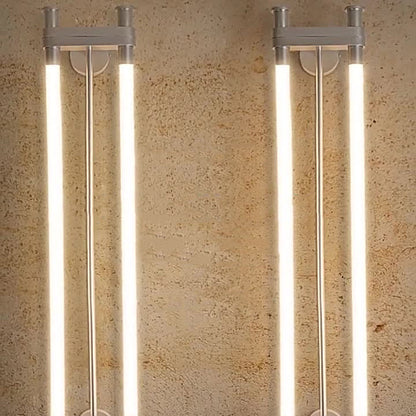Modern Transitional Dual Aluminum Long Strip Acrylic LED Wall Sconce Lamp For Living Room