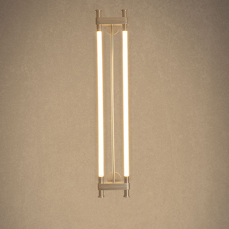 Modern Transitional Dual Aluminum Long Strip Acrylic LED Wall Sconce Lamp For Living Room