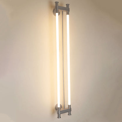 Modern Transitional Dual Aluminum Long Strip Acrylic LED Wall Sconce Lamp For Living Room