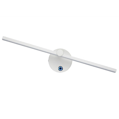 Modern Minimalist Aluminum Long Strip Rotatable LED Wall Sconce Lamp for Bedroom