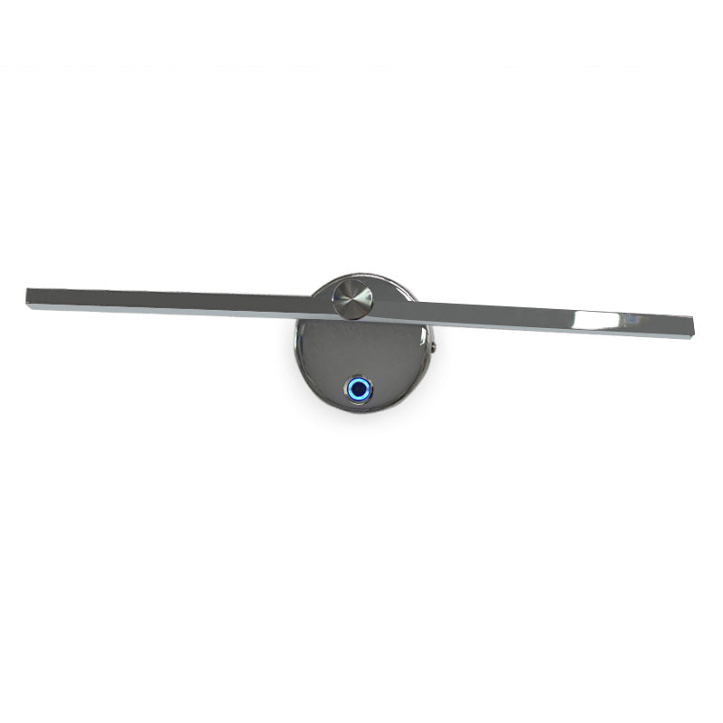 Modern Minimalist Aluminum Long Strip Rotatable LED Wall Sconce Lamp for Bedroom