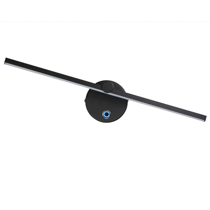 Modern Minimalist Aluminum Long Strip Rotatable LED Wall Sconce Lamp for Bedroom